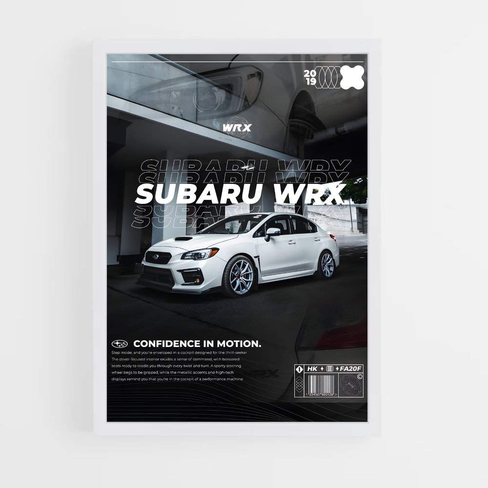 Poster Subaru WRX Velocity (vue 3)