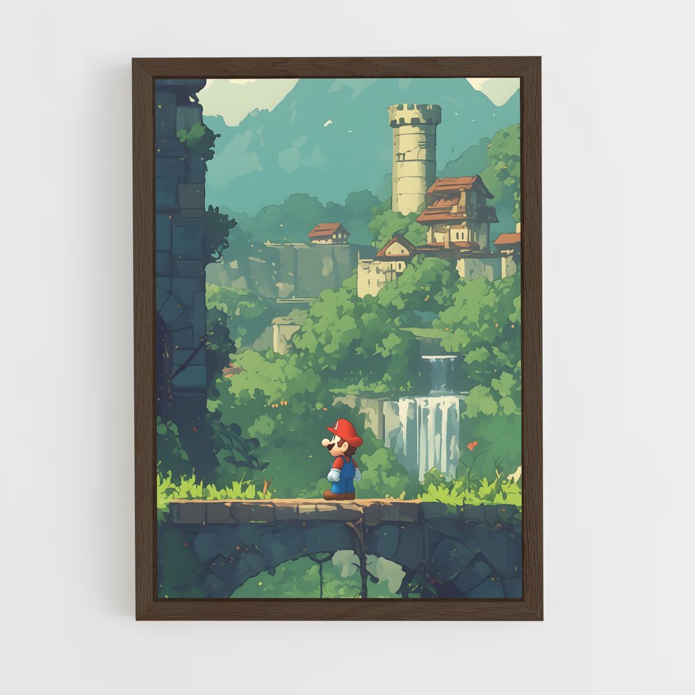 Poster Mario Super Smash – affiche Super Smash Bros (vue 5)