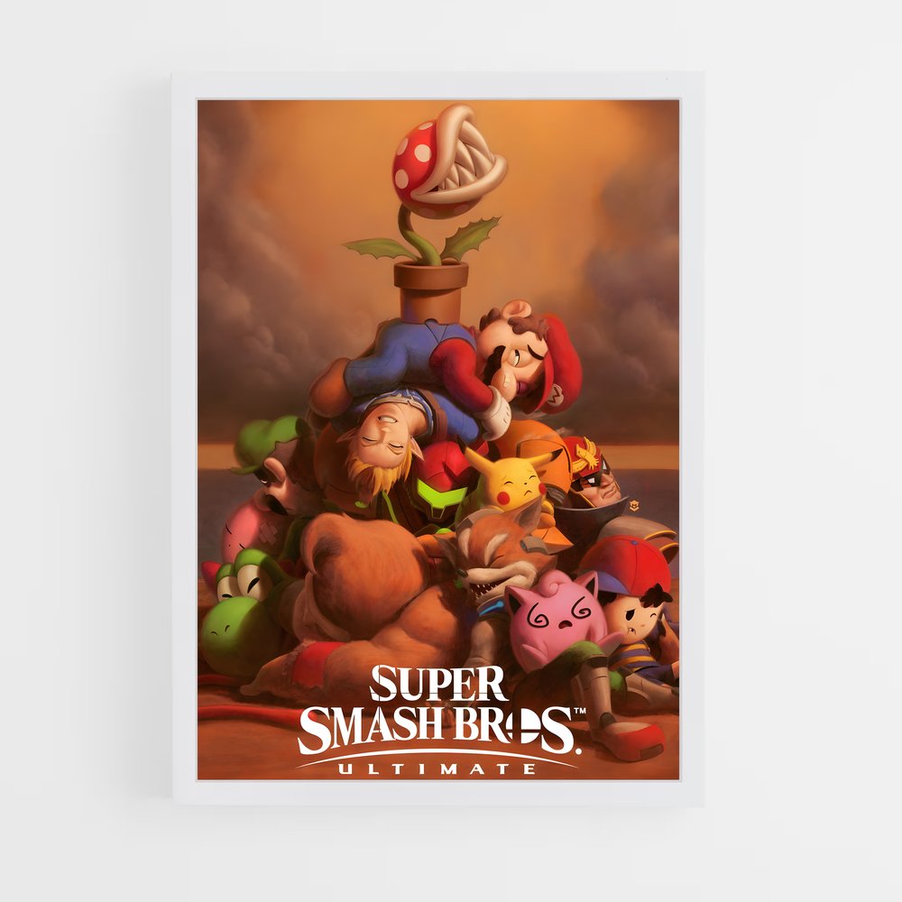 Poster Super Smash Bros Ultimate (vue 3)