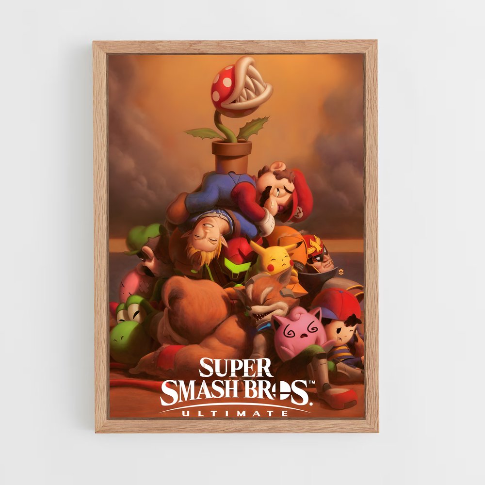Poster Super Smash Bros Ultimate (vue 4)