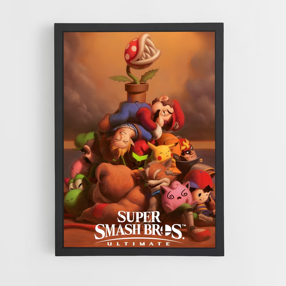 Poster Super Smash Bros Ultimate (vue 2)