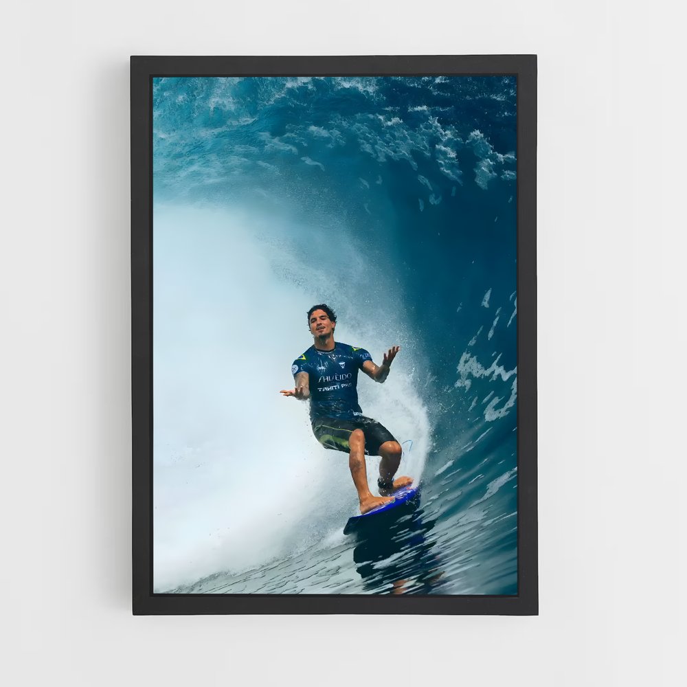 Poster Vague Parfaite – affiche Surf (vue 2)