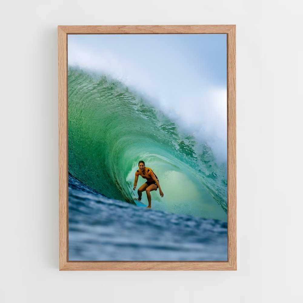 Poster Tube Émeraude – affiche Surf (vue 4)
