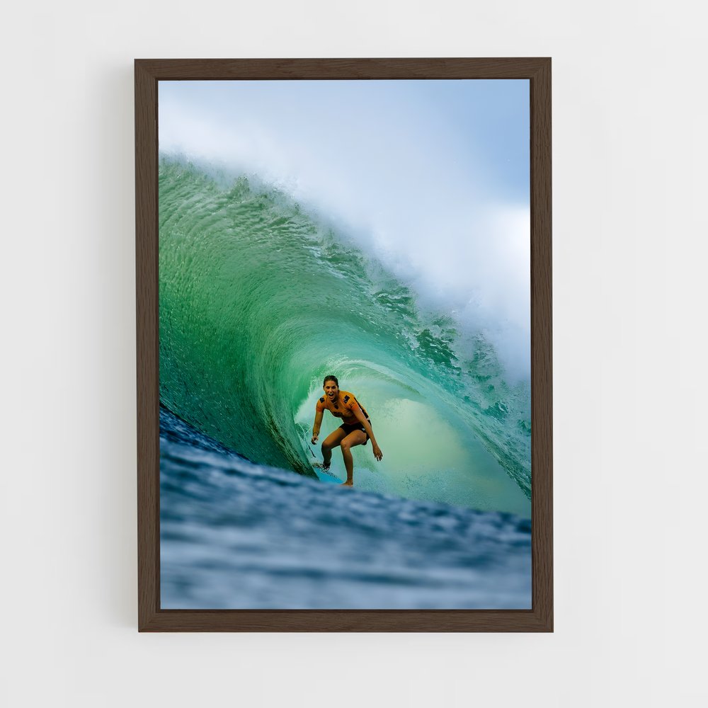 Poster Tube Émeraude – affiche Surf (vue 5)