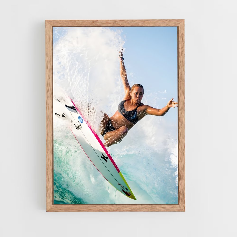 Poster High Tide Surfing (vue 4)