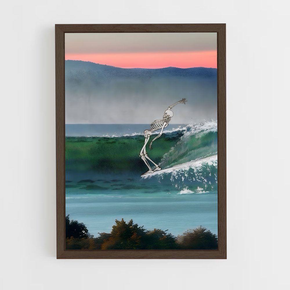 Poster Squelette Surfista (vue 5)