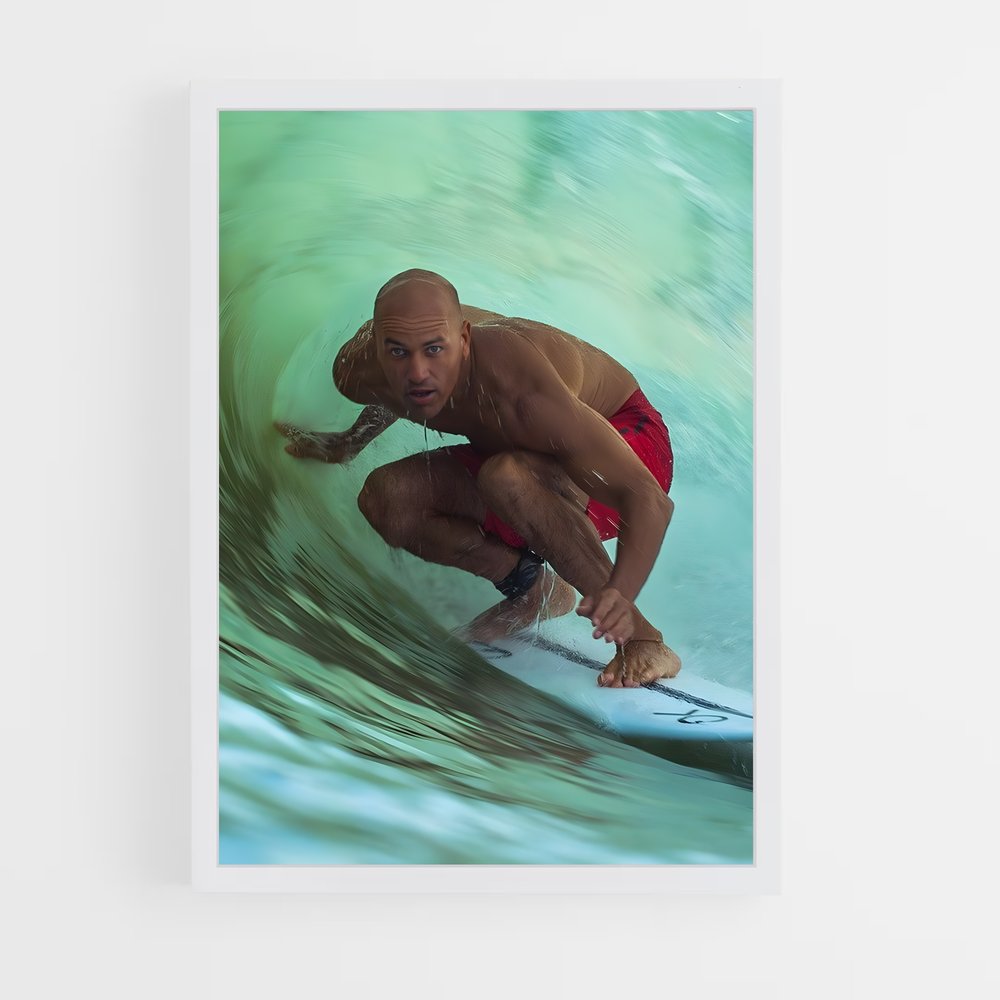 Poster Vague Intense – affiche Surf (vue 3)