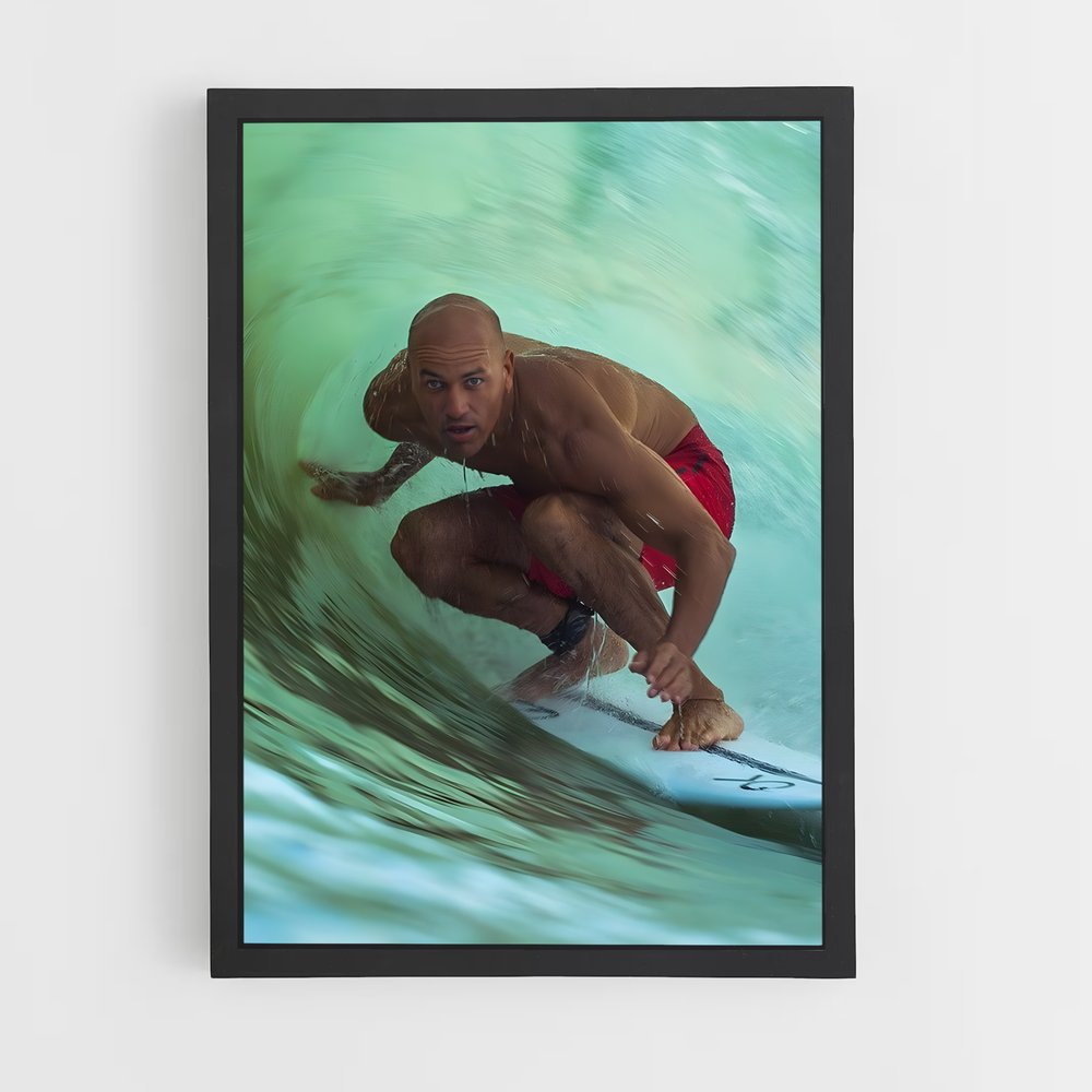 Poster Vague Intense – affiche Surf (vue 2)