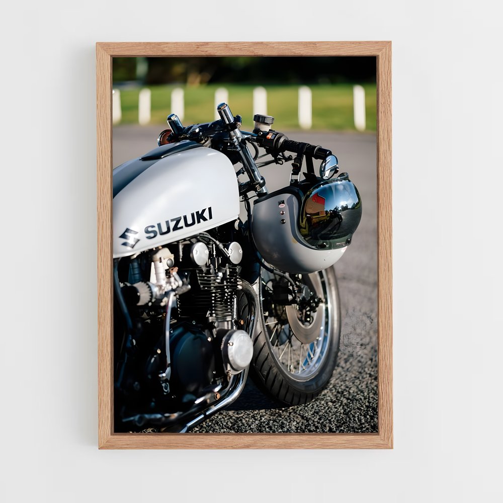 Poster Moto Suzuki (vue 4)