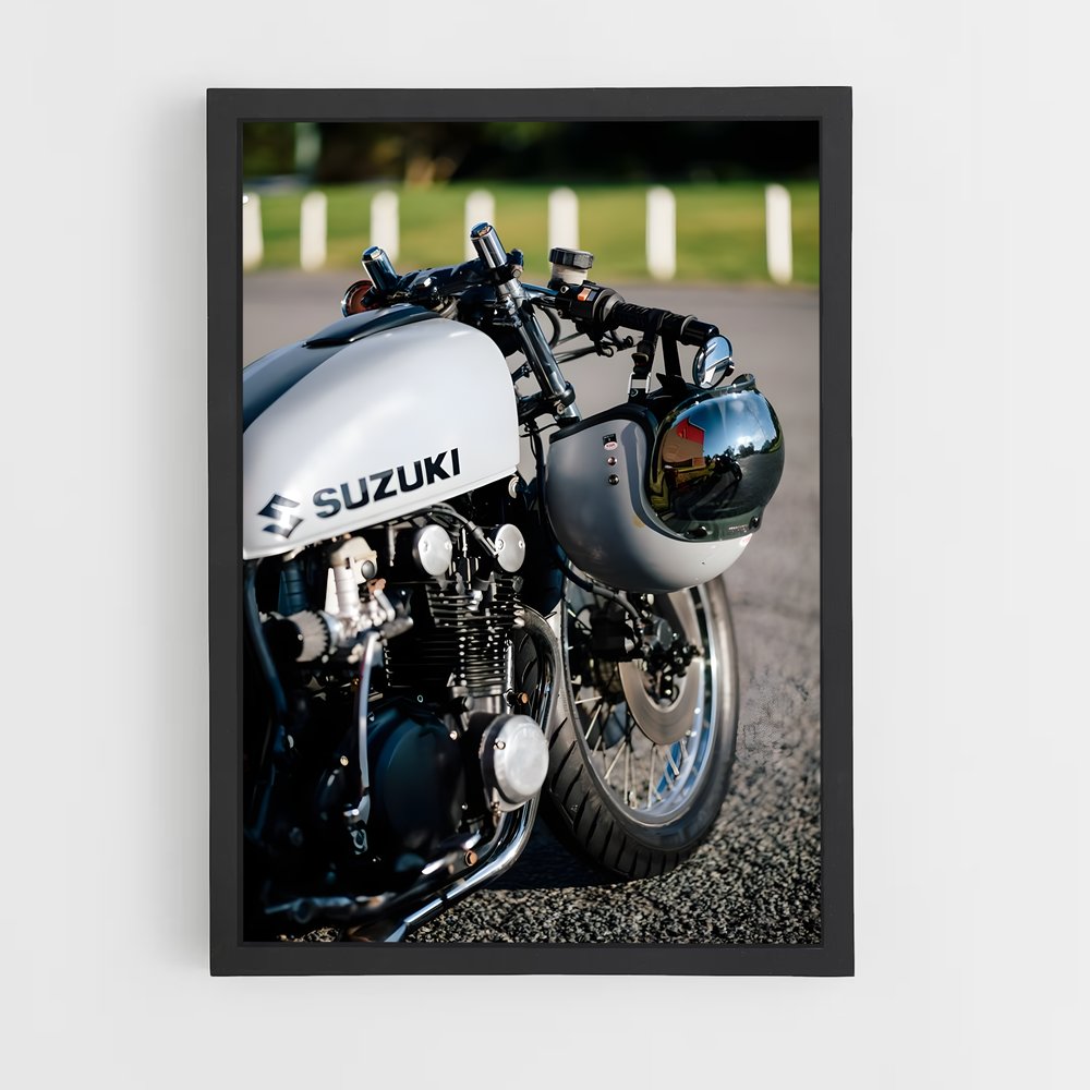 Poster Moto Suzuki (vue 2)
