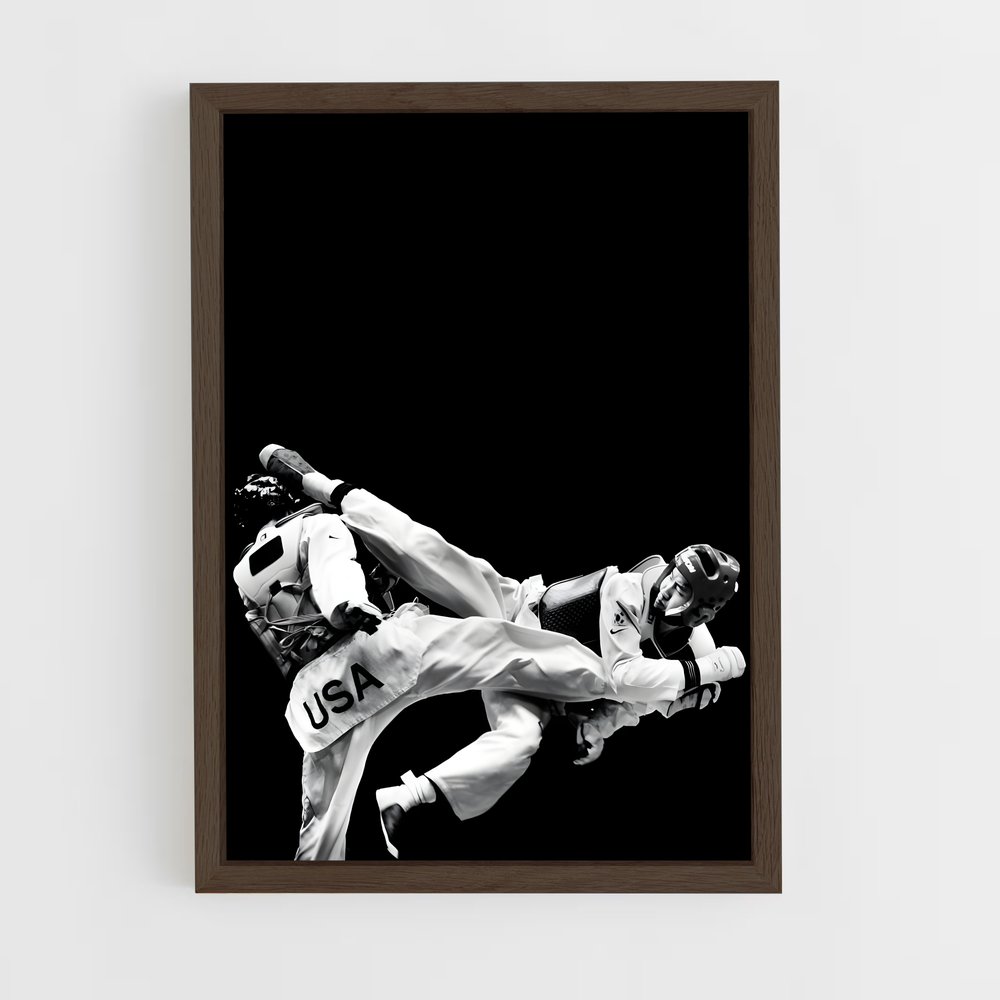 Poster Taekwondo Dynamique (vue 5)