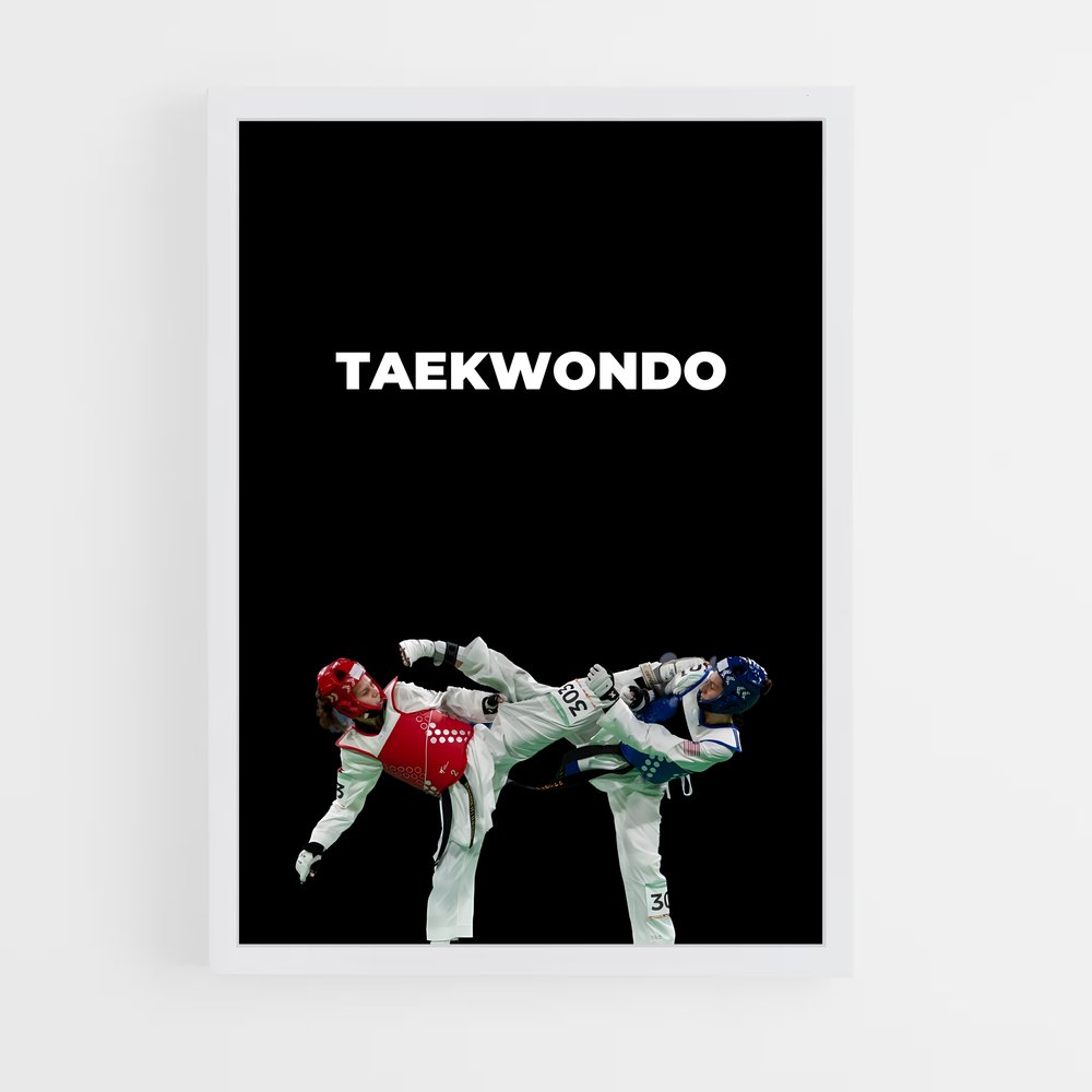 Poster Dynamisme Taekwondo (vue 3)
