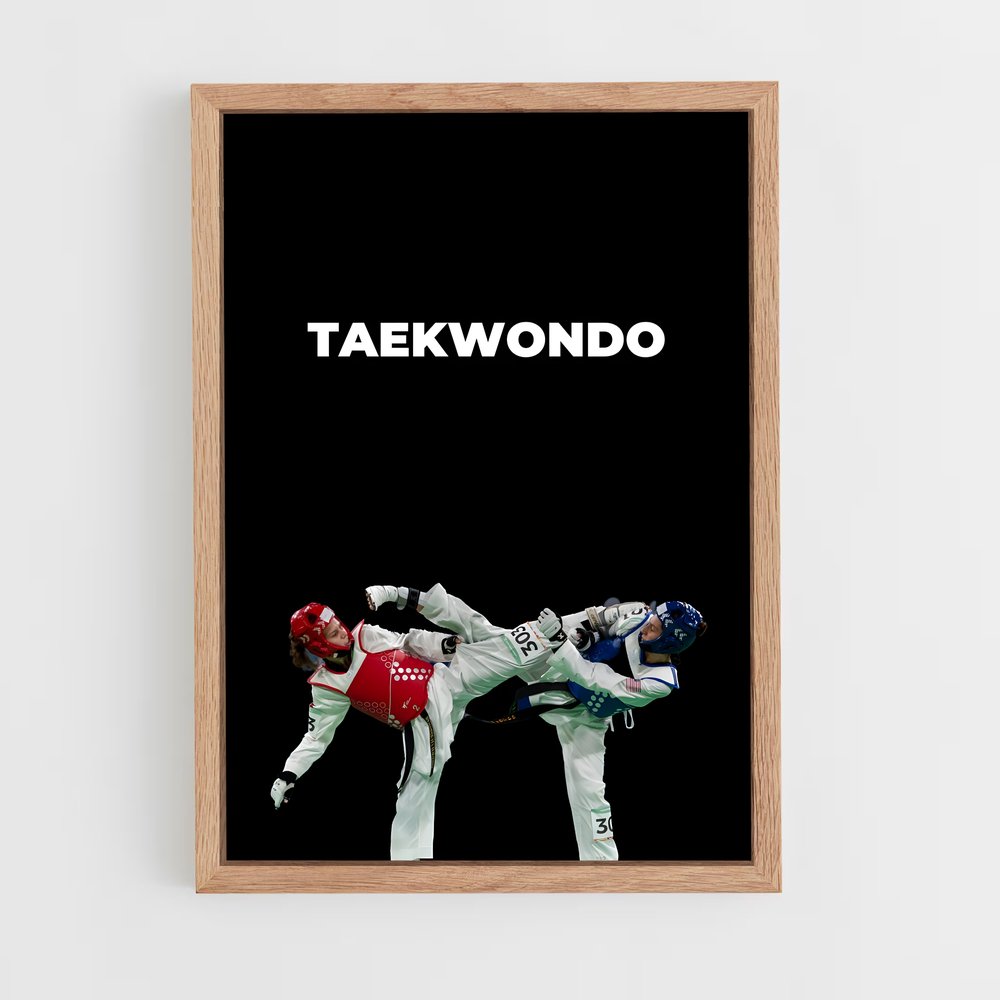 Poster Dynamisme Taekwondo (vue 4)