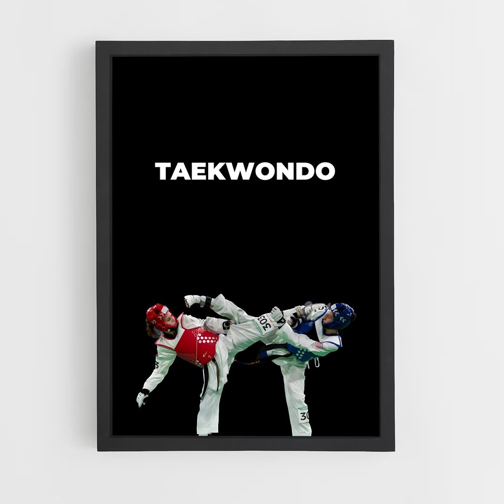 Poster Dynamisme Taekwondo (vue 2)