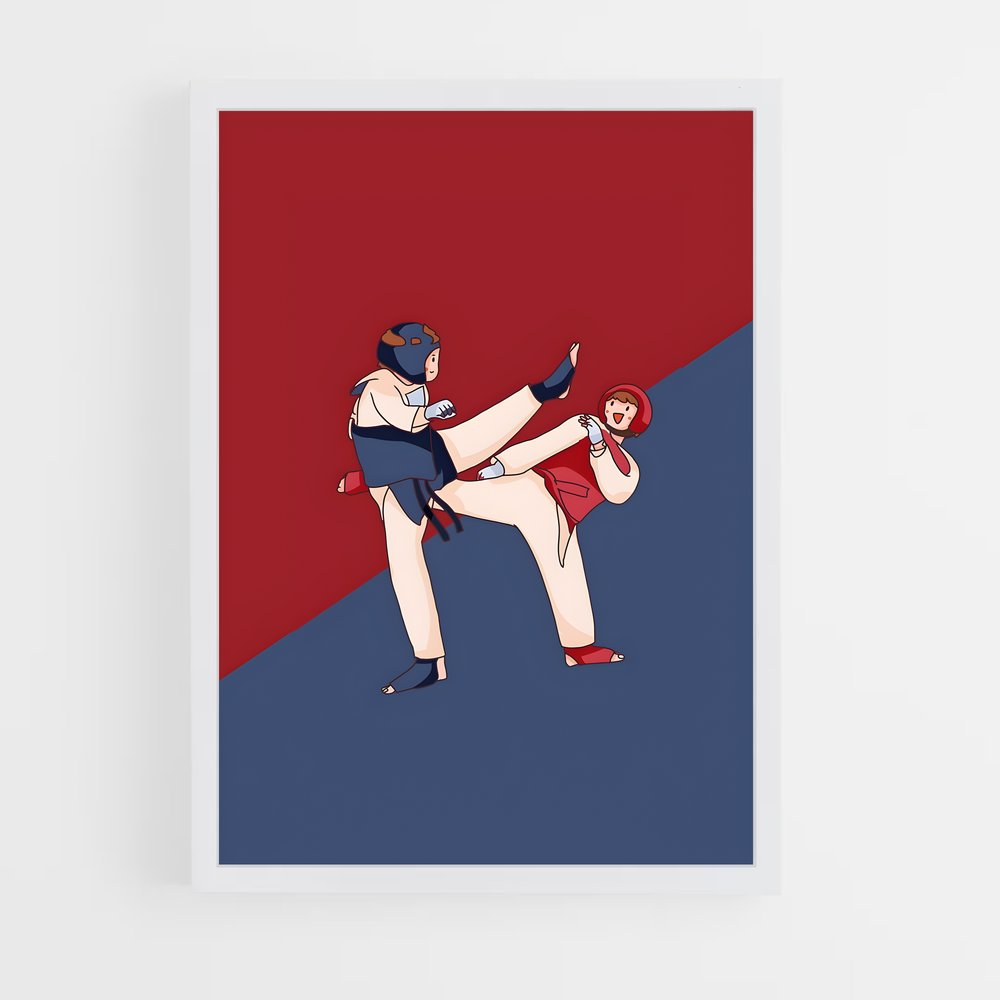 Poster Duel Taekwondo (vue 3)
