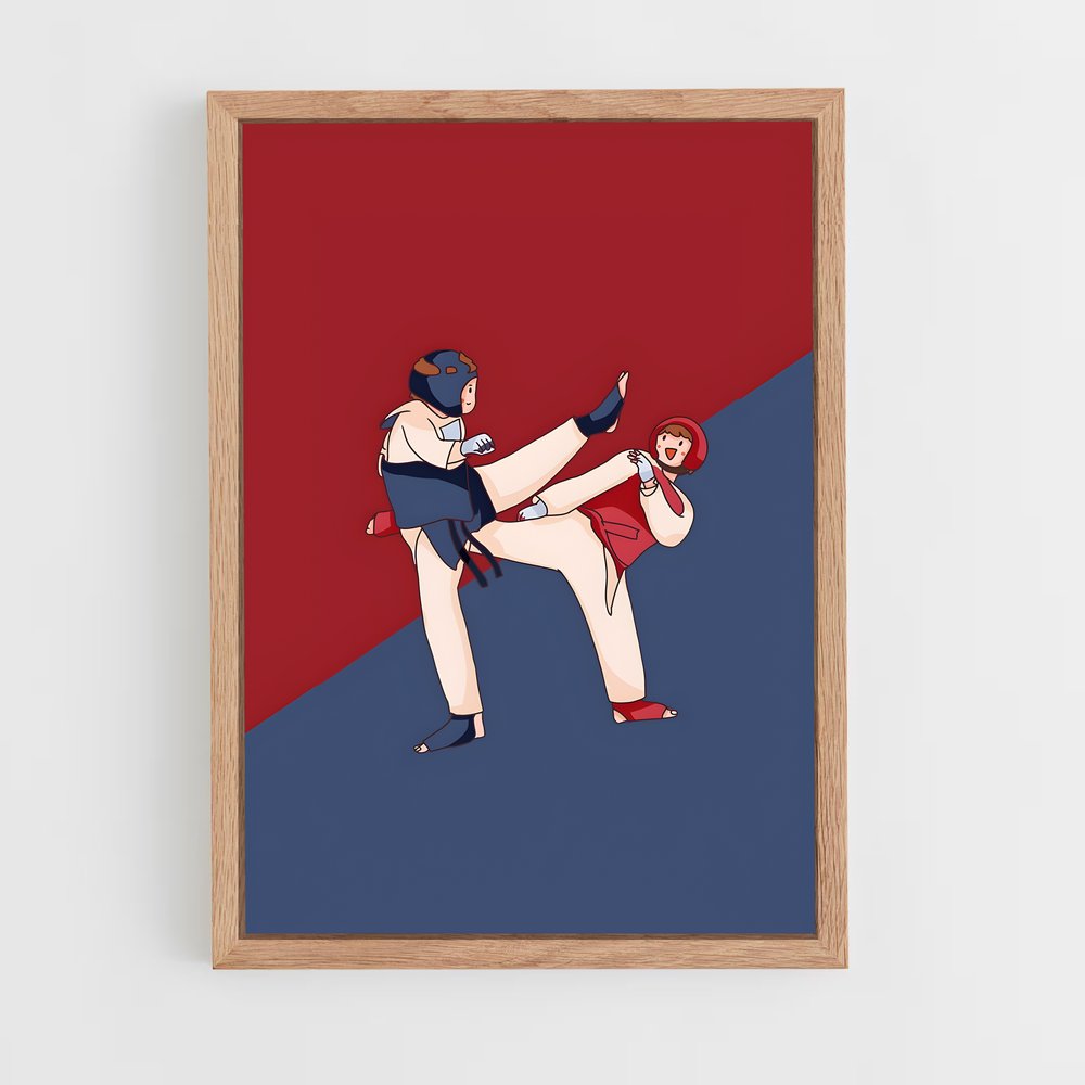 Poster Duel Taekwondo (vue 4)
