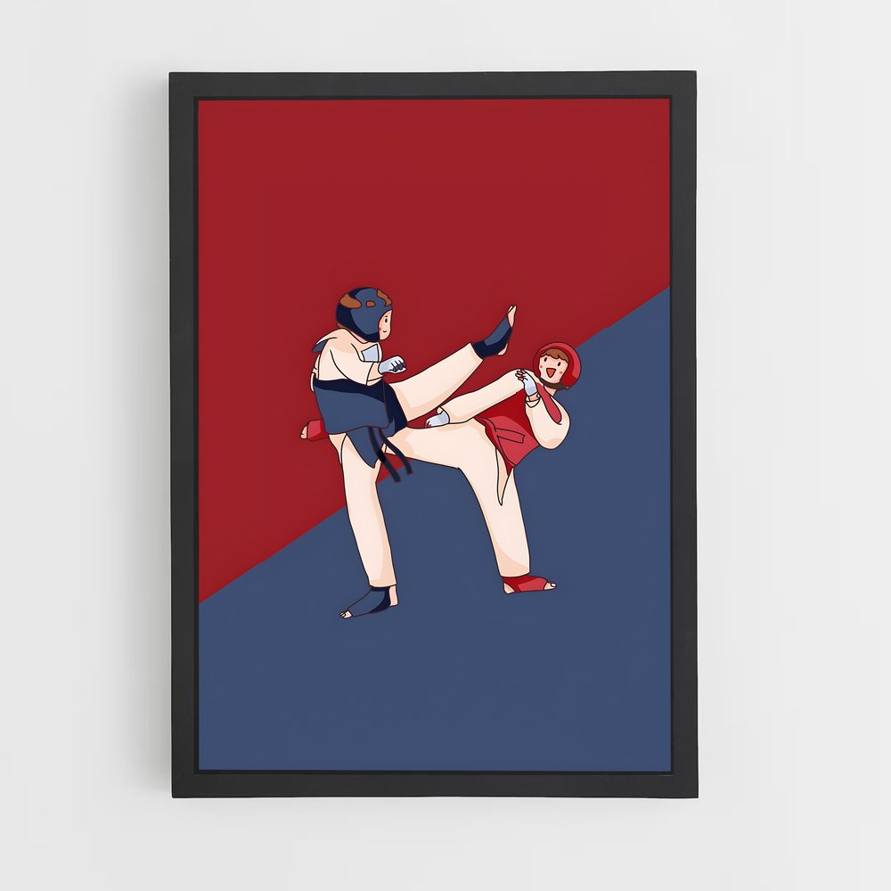 Poster Duel Taekwondo (vue 2)