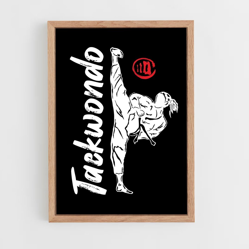 Poster High Kick Passion – affiche Taekwondo (vue 4)