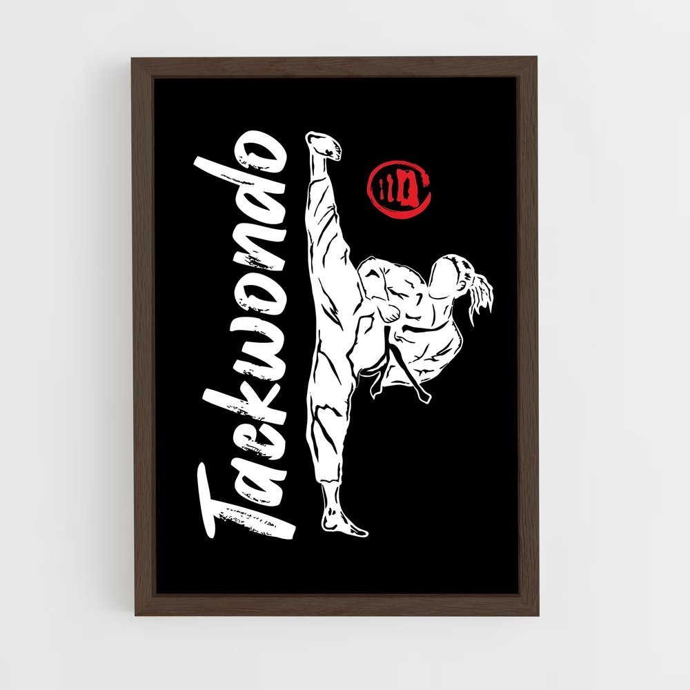 Poster High Kick Passion – affiche Taekwondo (vue 5)