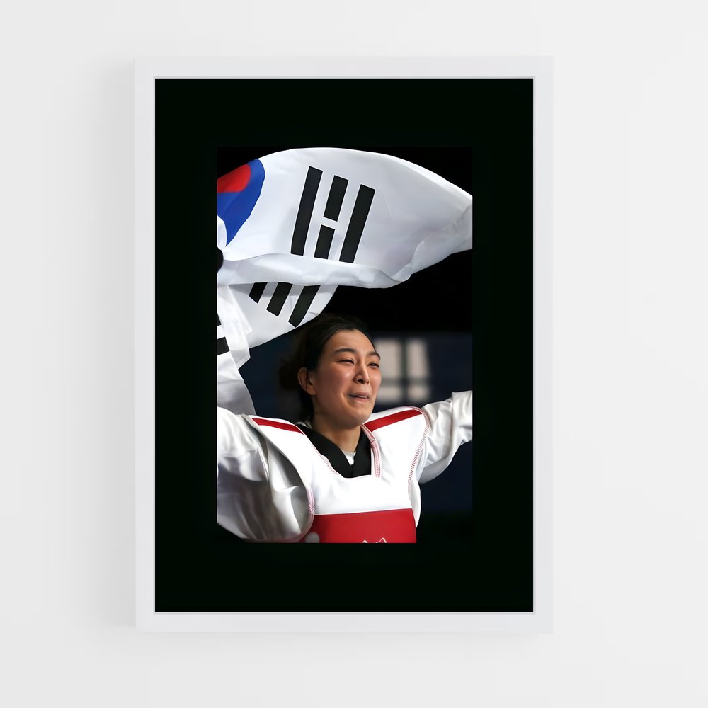 Poster Triomphe Coréen – affiche Taekwondo (vue 3)