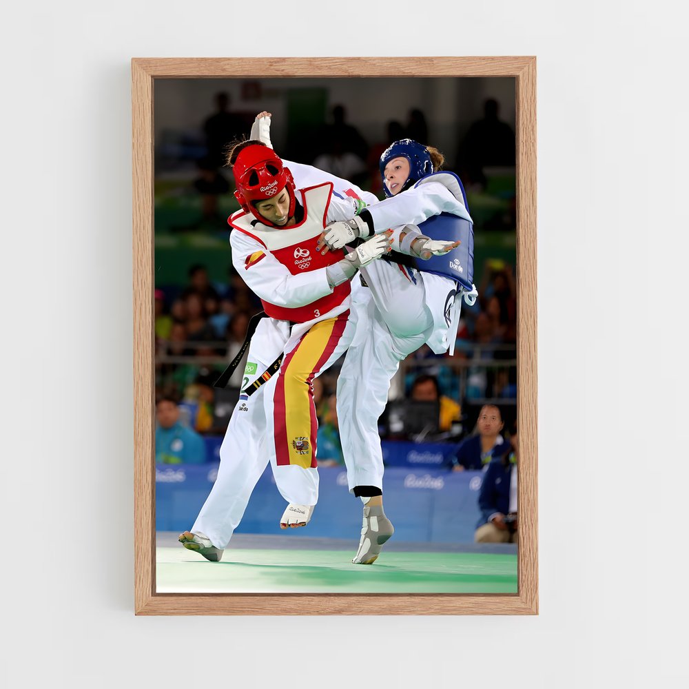 Poster Impact Dynamique – affiche Taekwondo (vue 4)