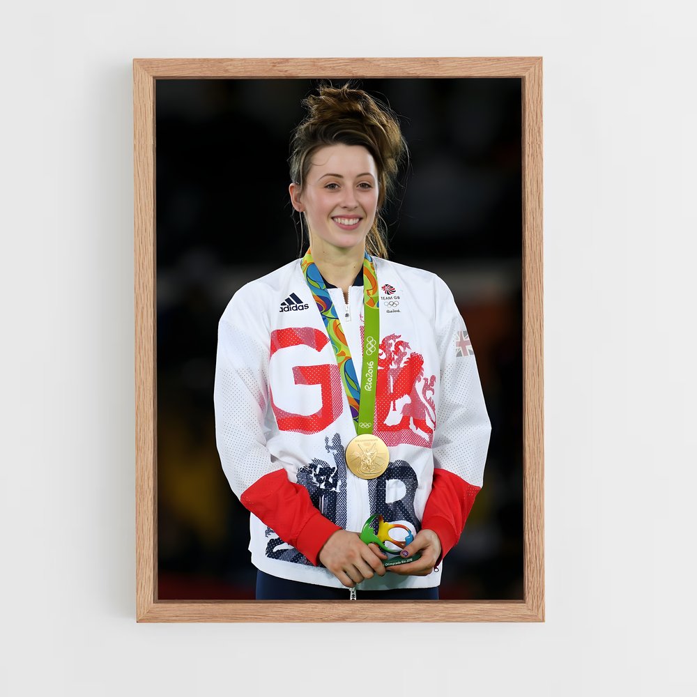 Poster Vainqueur en Or – affiche Taekwondo (vue 4)