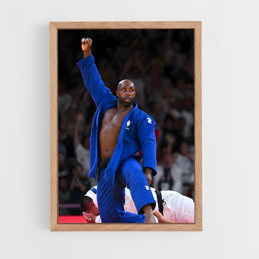 Poster Teddy Riner Champion – affiche Jeux Olympiques (vue 4)