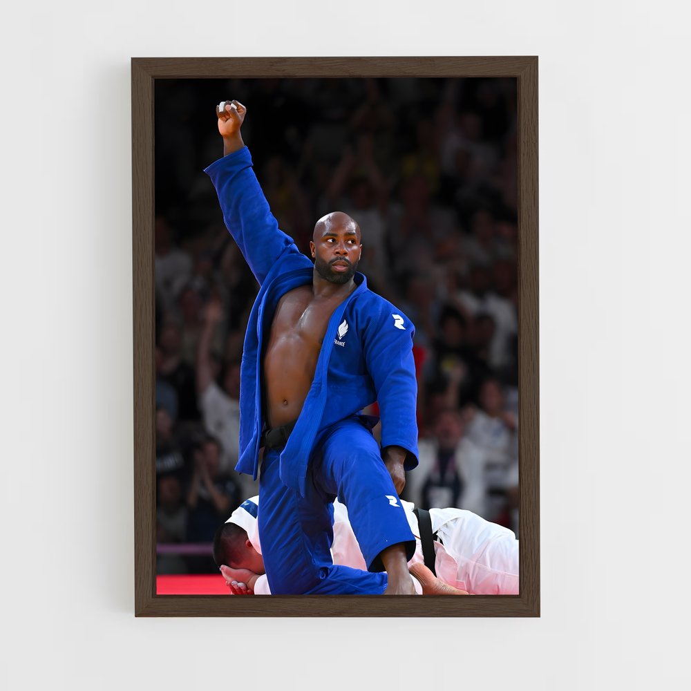 Poster Teddy Riner Champion – affiche Jeux Olympiques (vue 5)