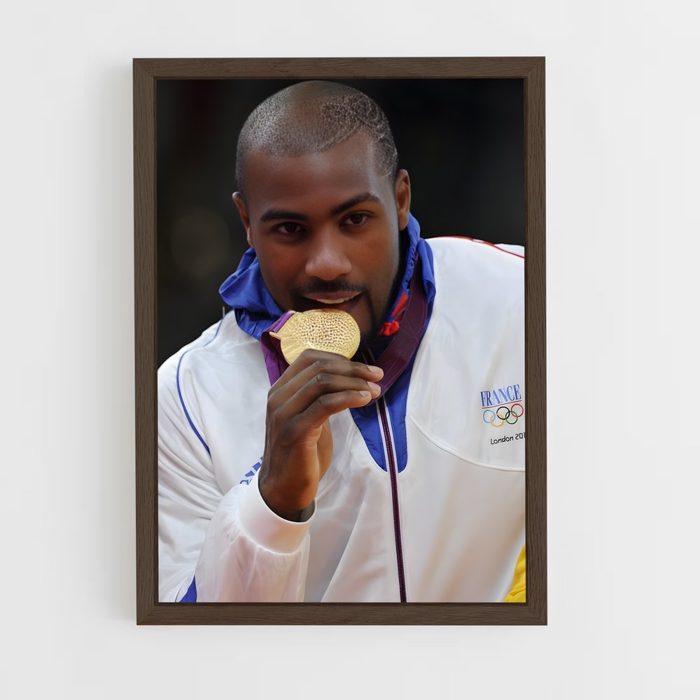 Poster Teddy Riner Médaille – affiche Jeux Olympiques (vue 5)