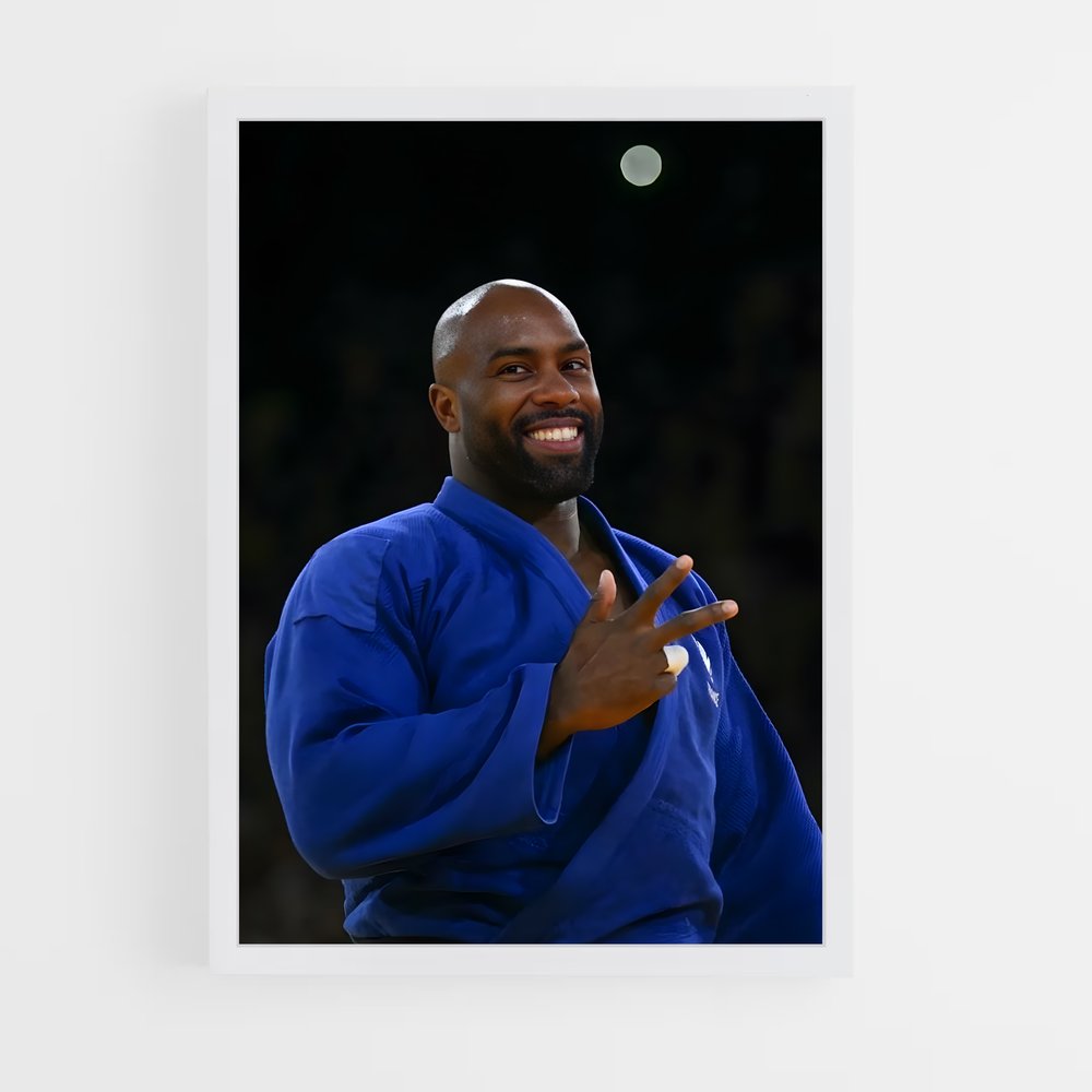 Poster Teddy Riner France – affiche Jeux Olympiques (vue 3)