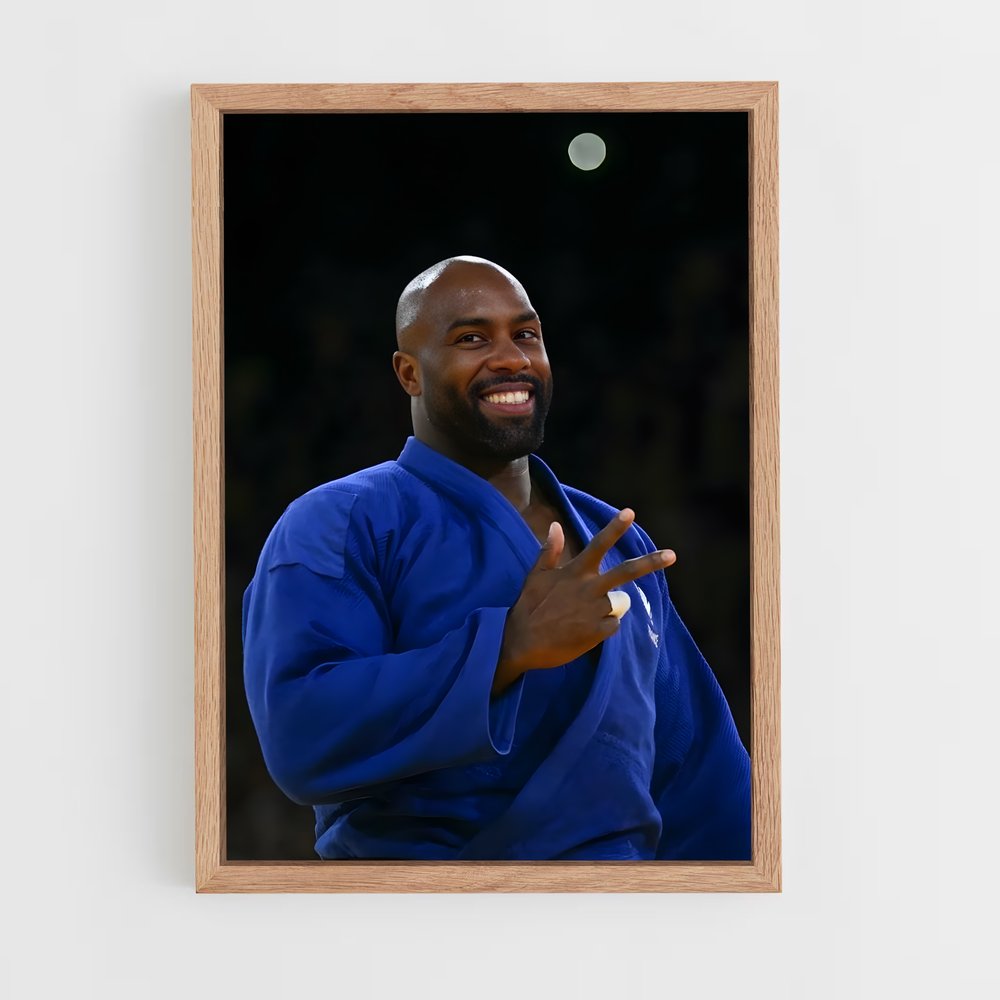 Poster Teddy Riner France – affiche Jeux Olympiques (vue 4)