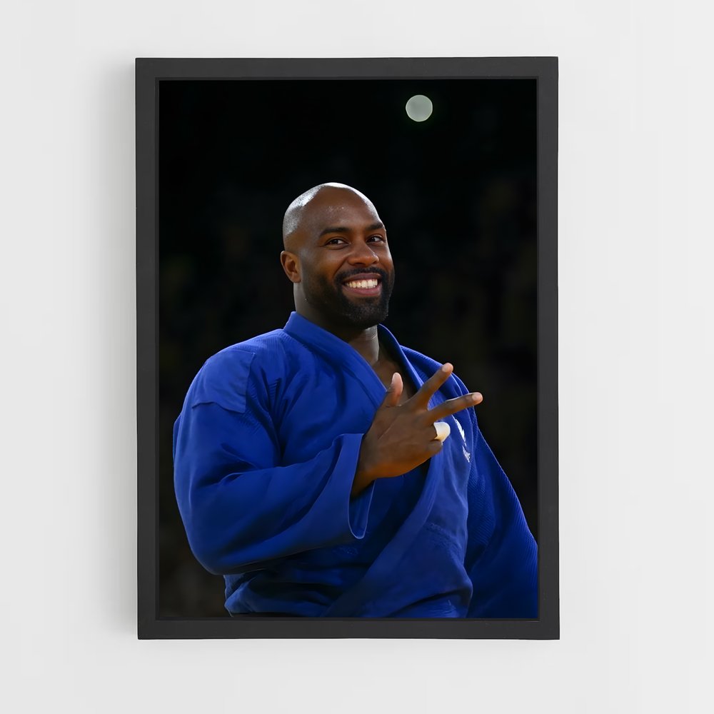 Poster Teddy Riner France – affiche Jeux Olympiques (vue 2)