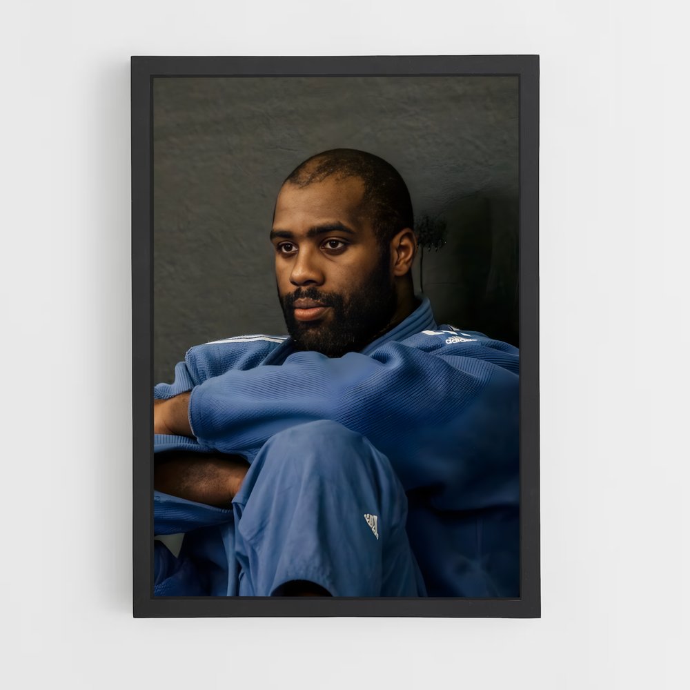 Poster Teddy Riner Concentration – affiche Jeux Olympiques (vue 2)