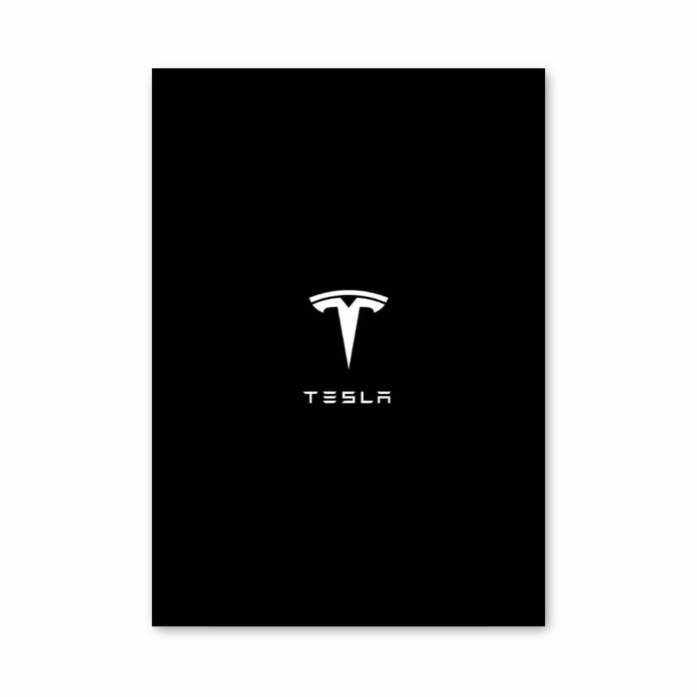 Poster Futuriste Tesla