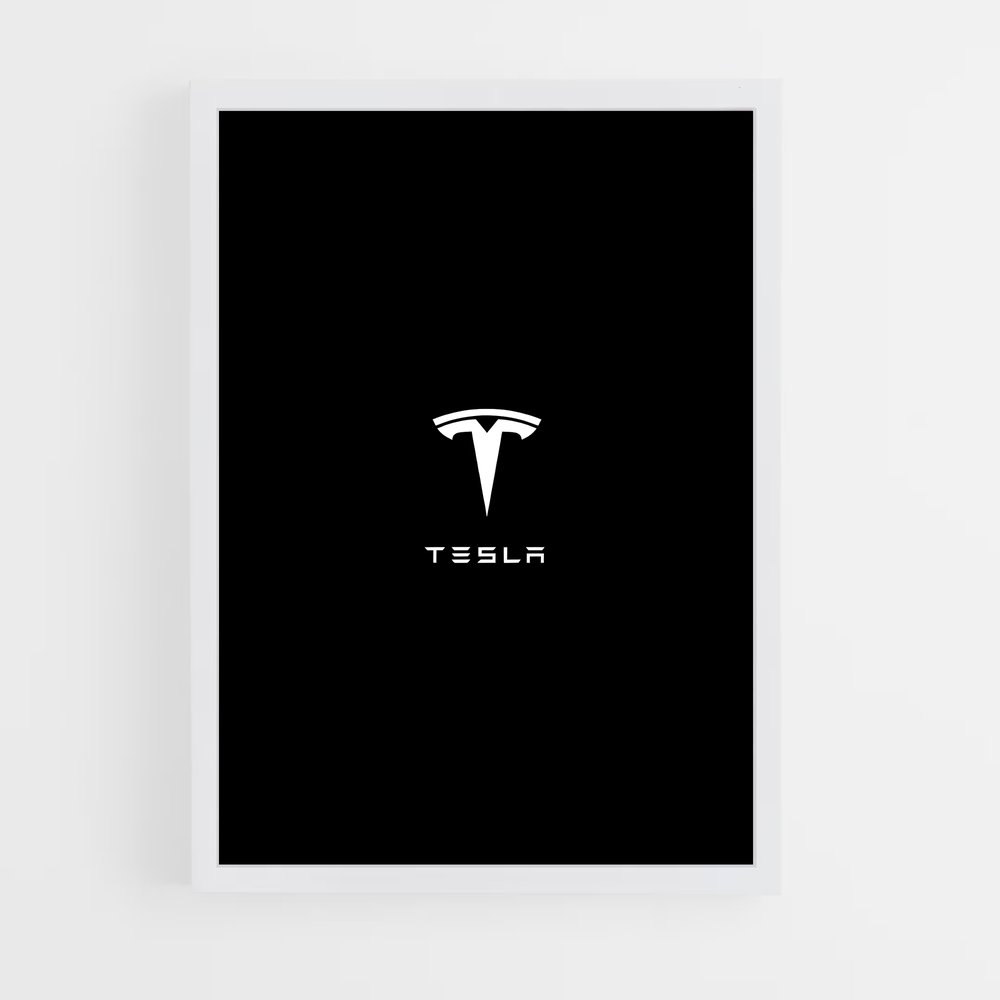 Poster Futuriste Tesla (vue 3)