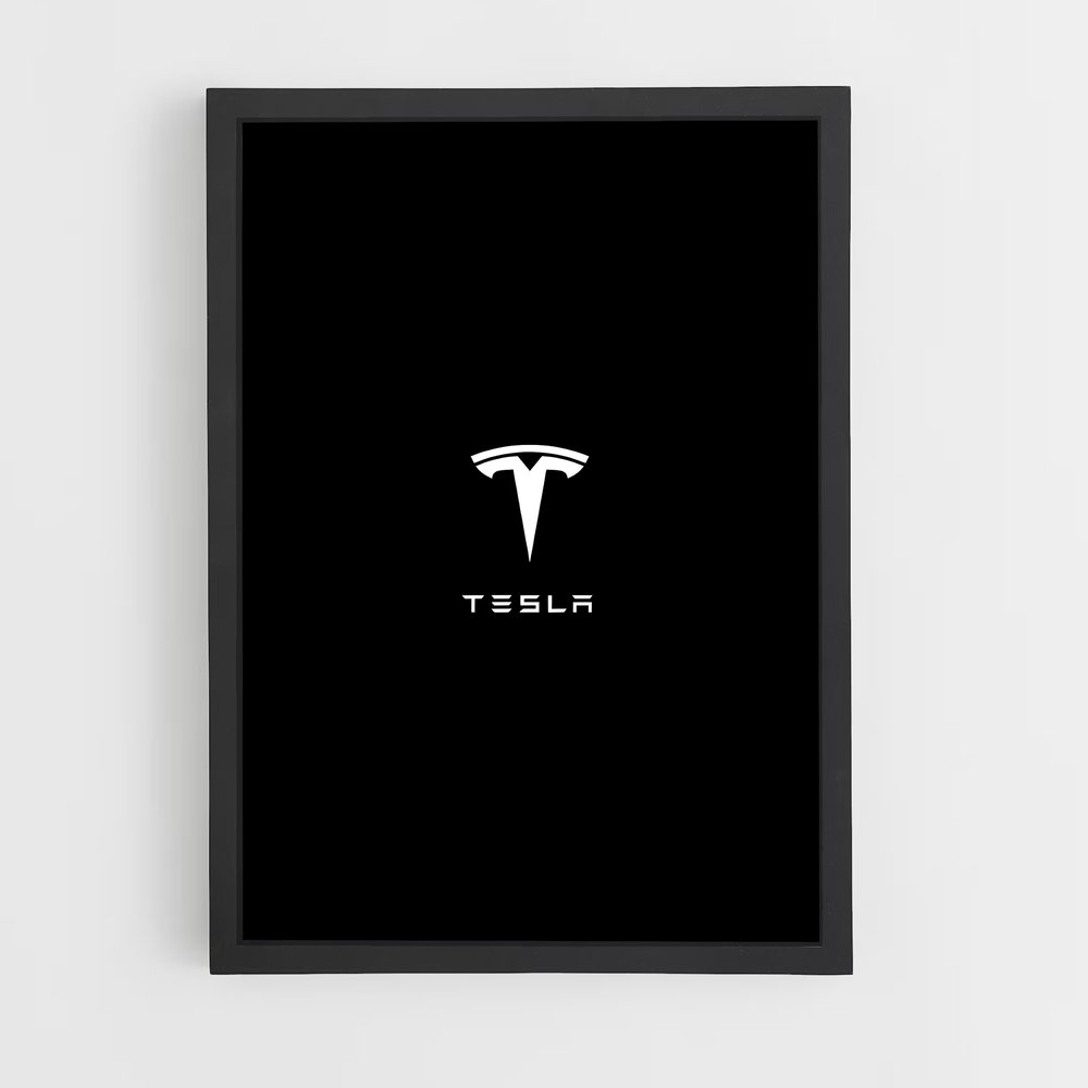 Poster Futuriste Tesla (vue 2)
