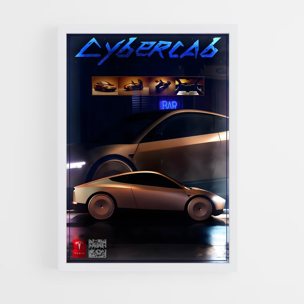 Poster Cybercab (vue 3)