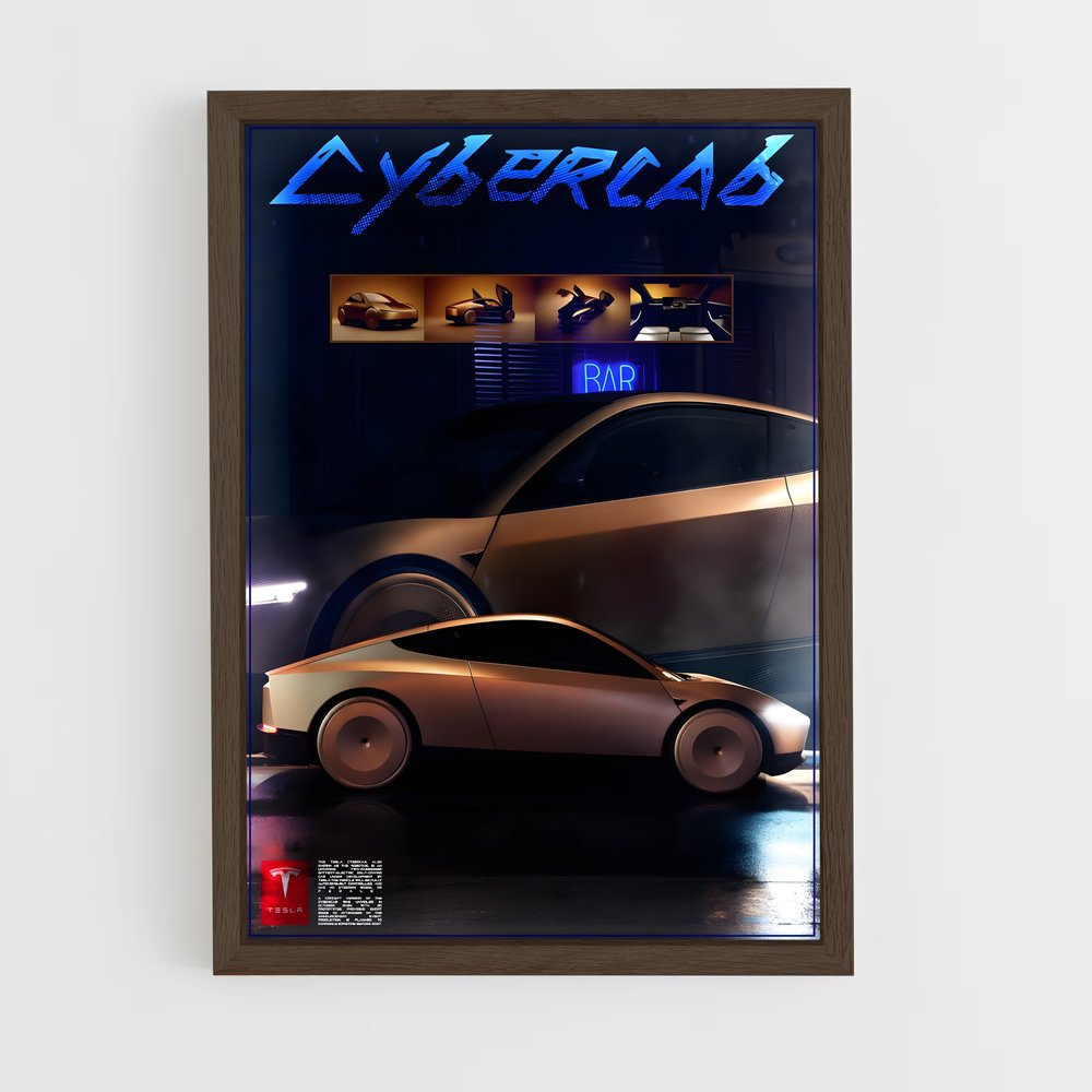 Poster Cybercab (vue 5)