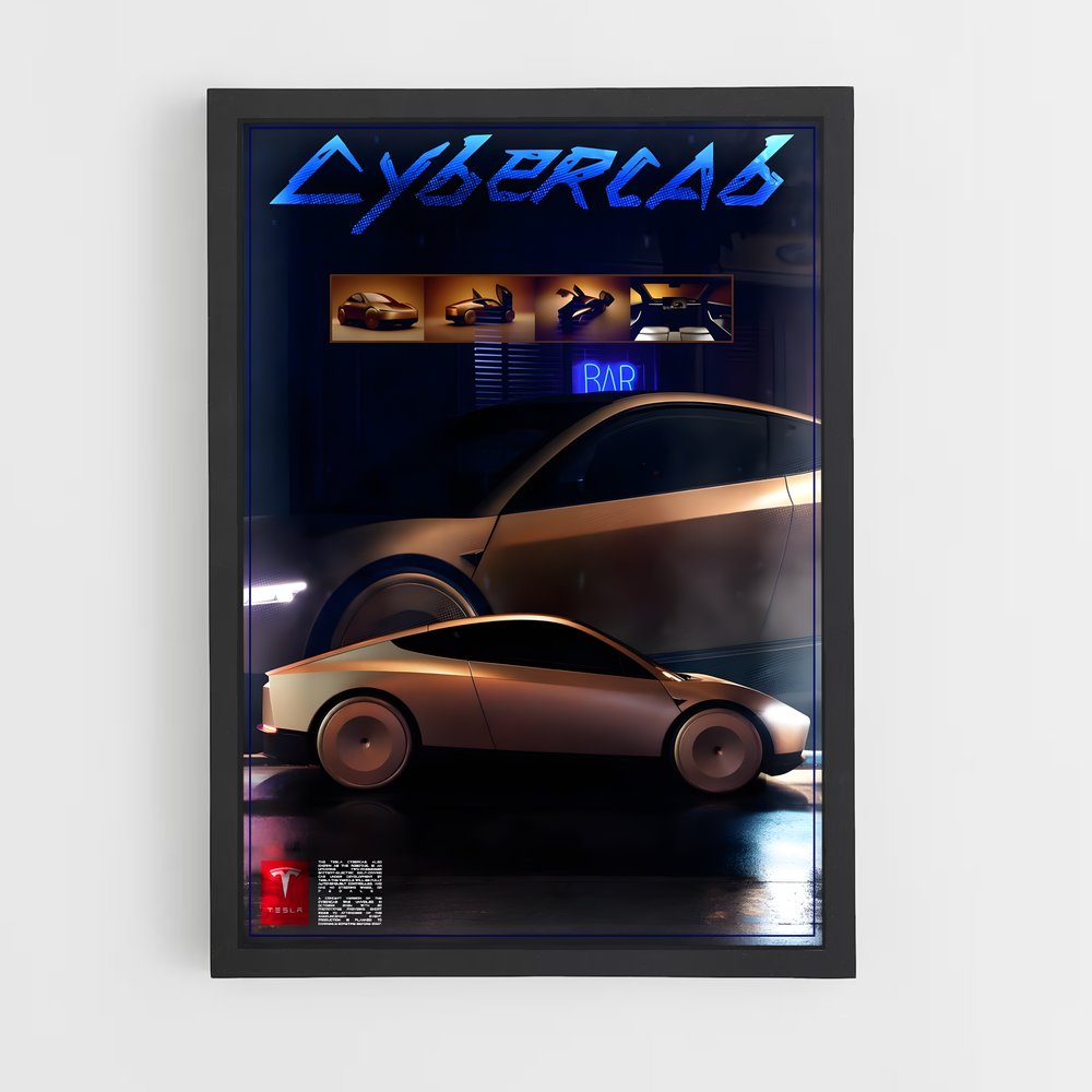 Poster Cybercab (vue 2)