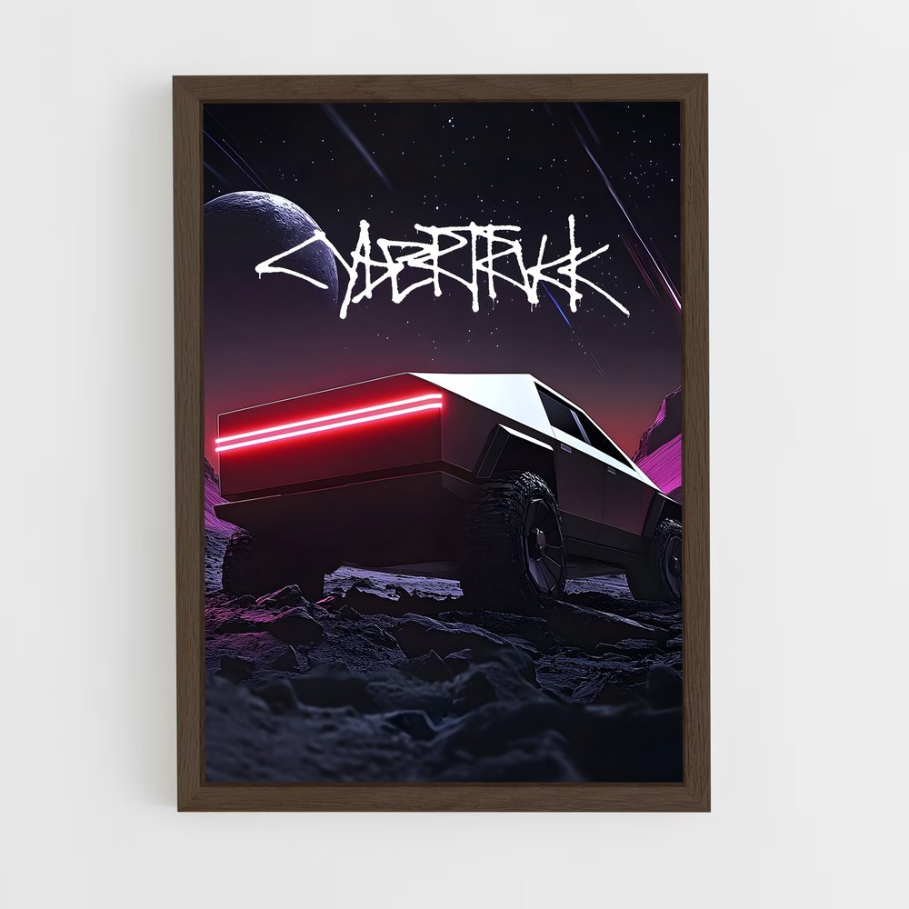 Poster Cybertruck Lunaire (vue 5)