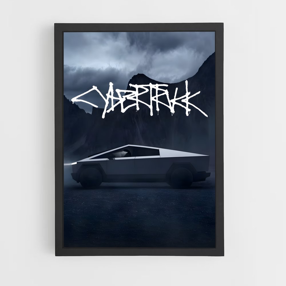 Poster Cybertruck Visionnaire (vue 2)
