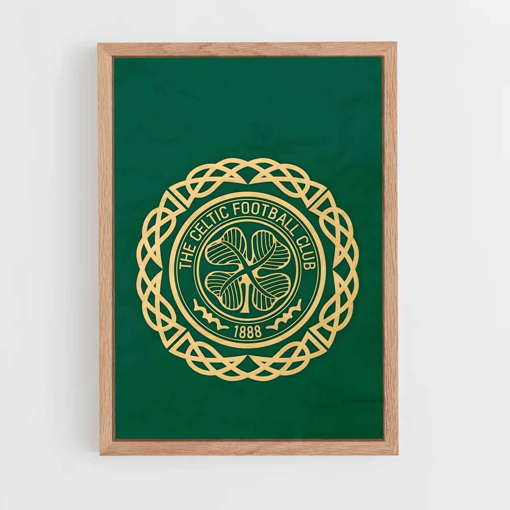 Poster Celtic Écossais – affiche Football (vue 4)