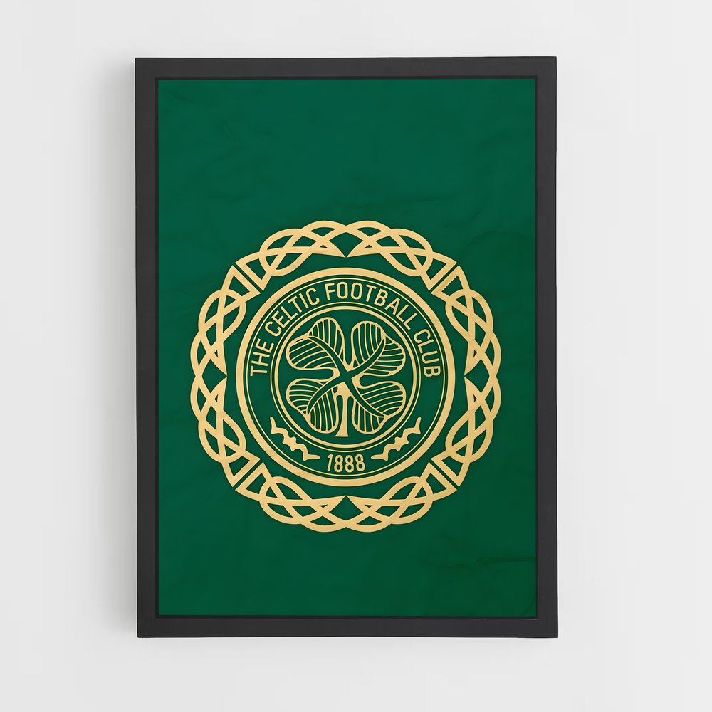 Poster Celtic Écossais – affiche Football (vue 2)