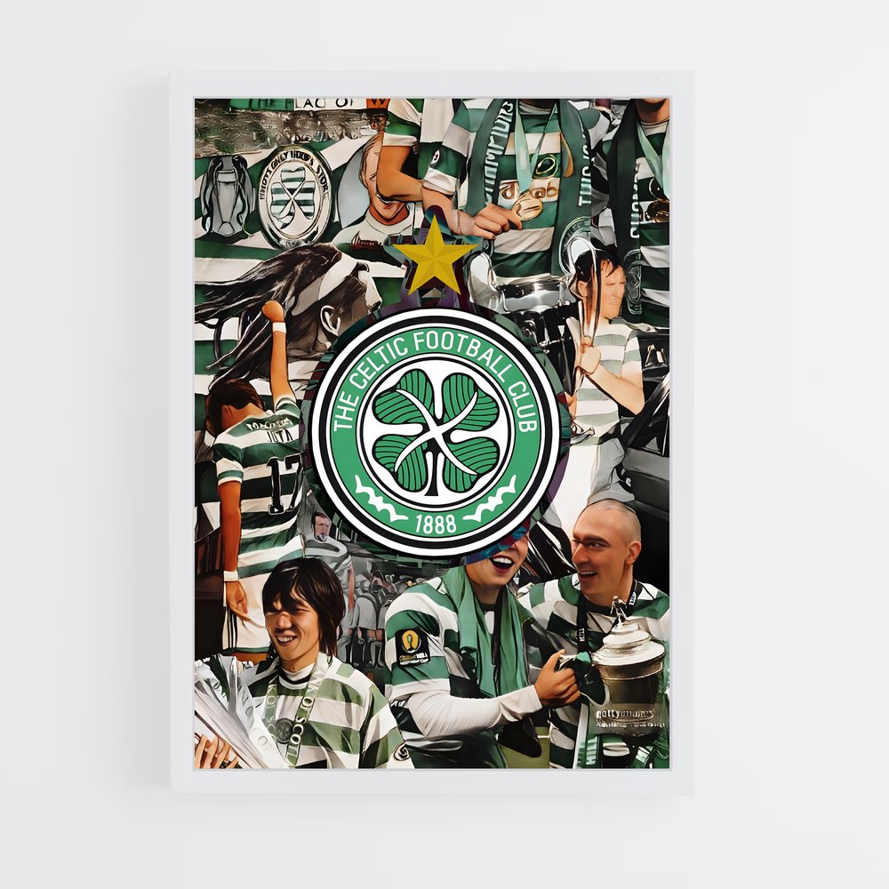 Poster Héros Celtiques – affiche Football (vue 3)