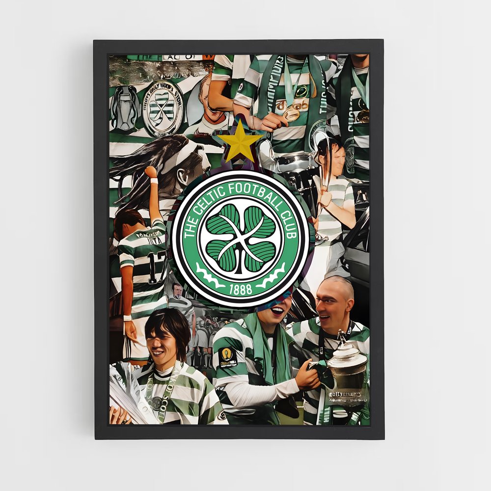 Poster Héros Celtiques – affiche Football (vue 2)
