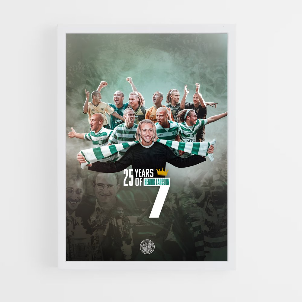 Poster Celtic Anniversary Celebration – affiche Football (vue 3)