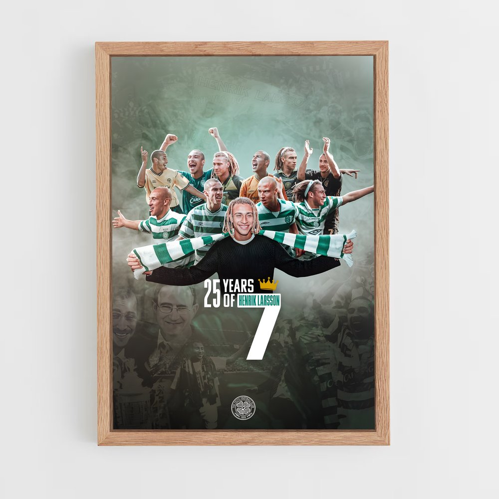 Poster Celtic Anniversary Celebration – affiche Football (vue 4)