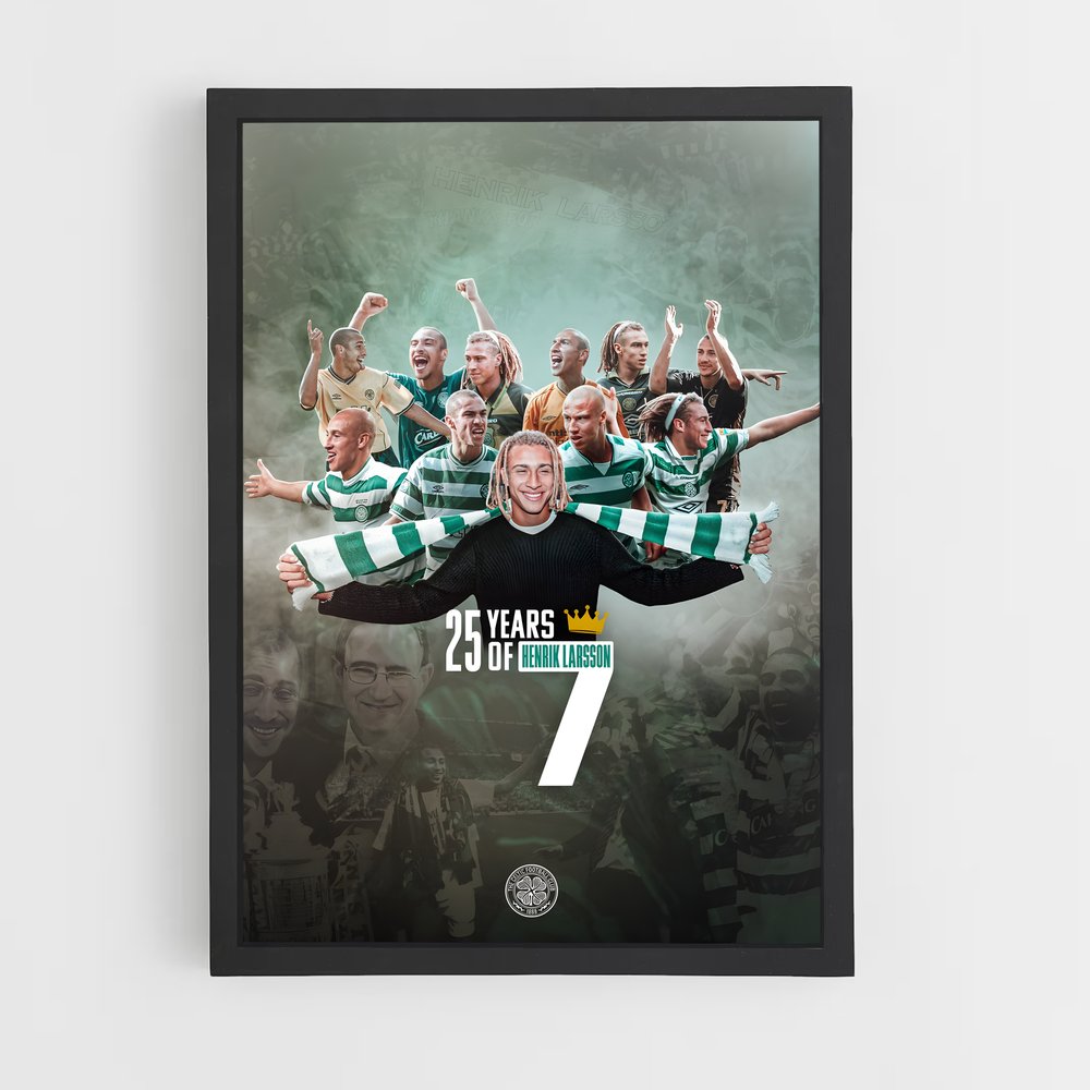 Poster Celtic Anniversary Celebration – affiche Football (vue 2)