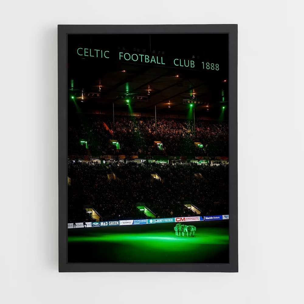 Poster Celtic Soirée Magique – affiche Football (vue 2)