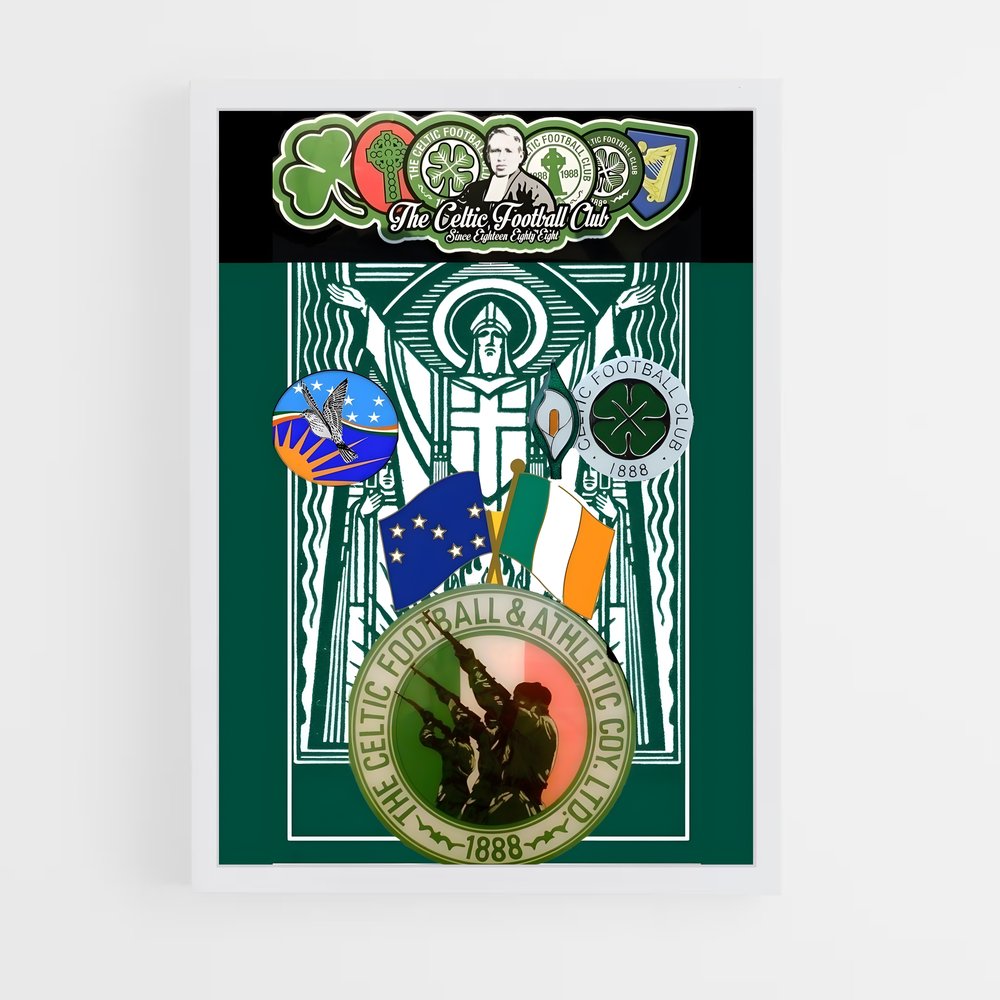 Poster Celtic Heritage – affiche Football (vue 3)